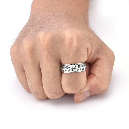 ✨🎅 Julerbjudanden – Endast i begränsad tid! ⏰ Vikinga-runring tillverkad av titanstål