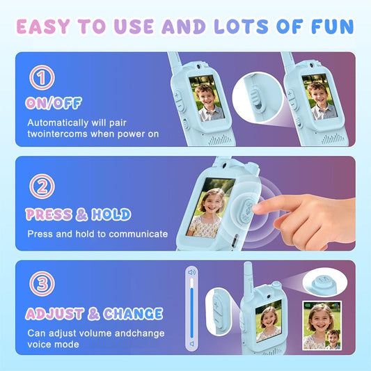 🌟 Videowalkie-talkie för barn